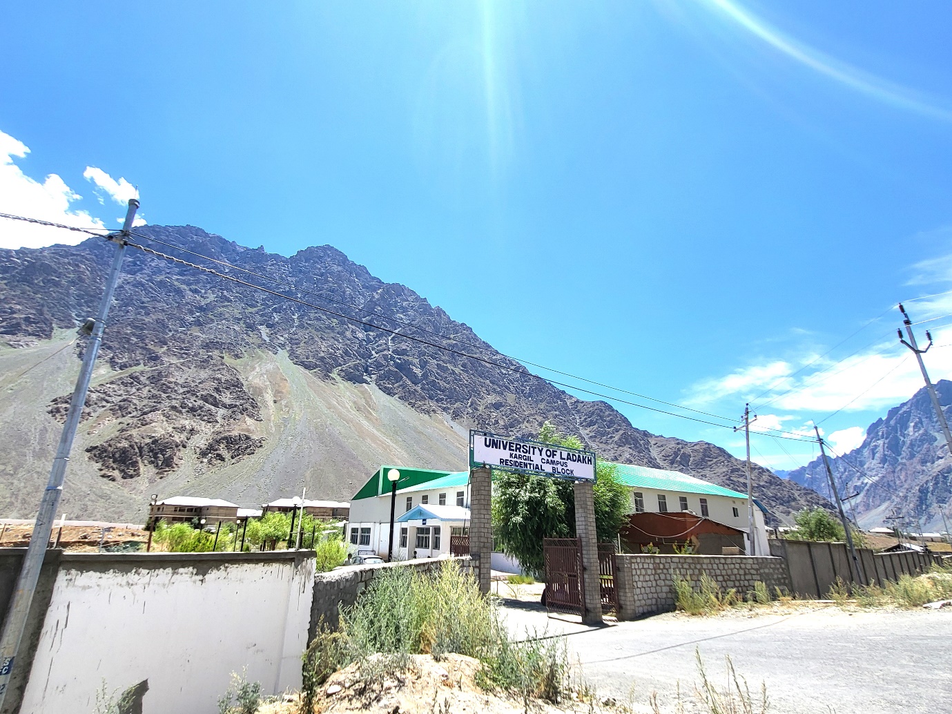 Hostel entrance, Kargil Campus, University of Ladakh